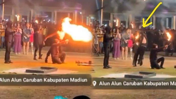 Detik-detik Atraksi Limbad di Madiun mengakibatkan kecelakaan 2