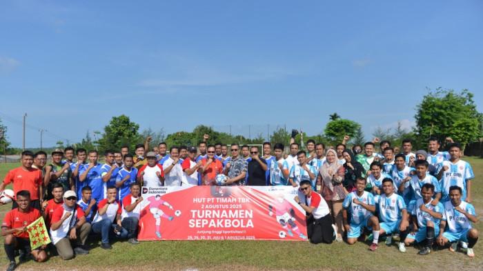 Semangat ''Untuk Merah Putih'', PT Timah Rayakan HUT ke-49 dengan Ajang Olahraga Antar Karyawan