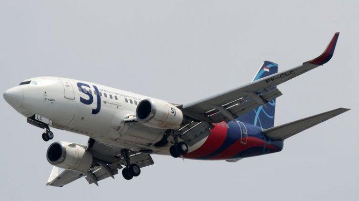 Penampakan Pesawat Boeing 737-500 Sriwijaya Air 