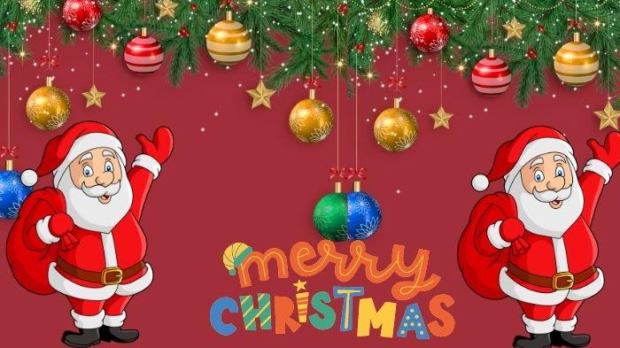 Ilustrasi. Ucapan Selamat Natal 2023 dan Tahun Baru 2024