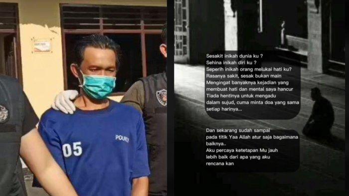 
Kolase TribunBengkulu.com
Kolase foto pelaku AJ dan tangkapan layar unggahan TikTok Anggi Anggraini. Anak Pelaku yang Aniaya Guru di Rejang Lebong Pasrah dengan hukuman yang harus dijalani sang ayah 