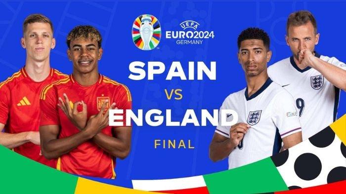 Cara Nonton Final Euro 2024,Spanyol vs Inggris Pakai Link Resmi dan Gratis