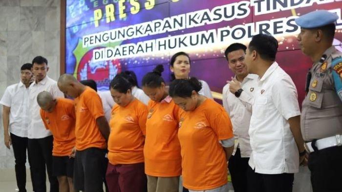 Foto 5 pelaku pembunuhan bocah di Pantai Lebak Banten, korban diinjak, dilakban lalu dibuang