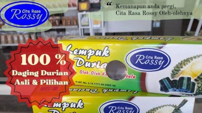 Makanan Khas Bengkulu yang dijual di toko Cita Rasa Rossy