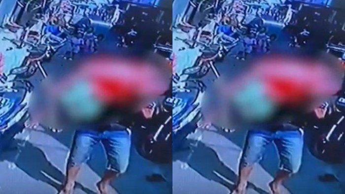 Detik-detik Ayah di Muara Baru Banting Anak Hingga Tewas, Video CCTV Beredar di Media Sosial
