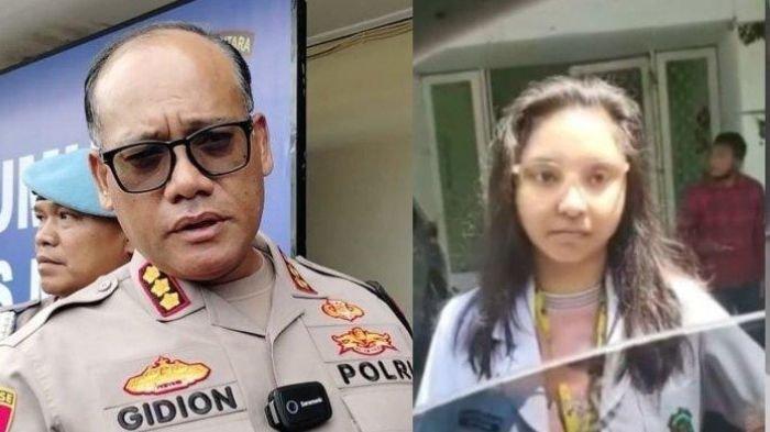 Kolase foto Fladiniyah Puluhulawa. Fladiniyah Puluhulawa Dokter Koas di Medan Jadi Tersangka Usai Aniaya Penjual Roti Bakar