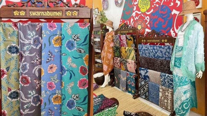 Pakaian yang dijual di toko Swarnabumei