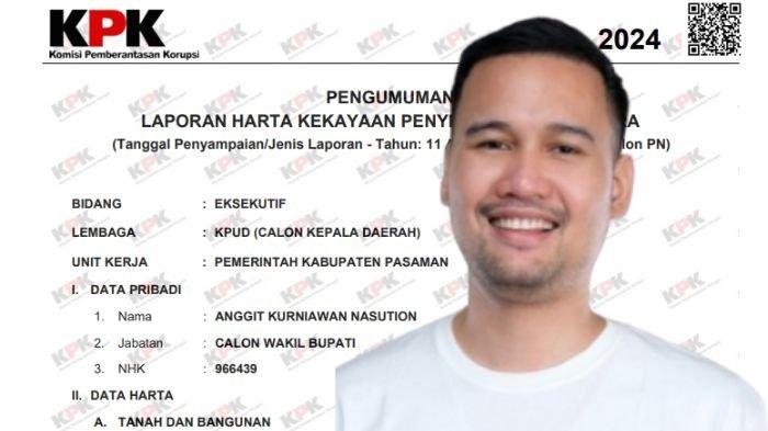 WAKIL BUPATI PASAMAN - Kolase foto Wakil Bupati Pasaman Sumatera Barat yang dididskualifikasi dan laporan harta kekayaannya, Senin (24/02/2025). Harta kekayaan Wakil Bupati Pasaman Sumatera Barat, Anggit Kurniawan yang didiskualifikasi pasca putusan Mahkamah Konstitusi (MK).