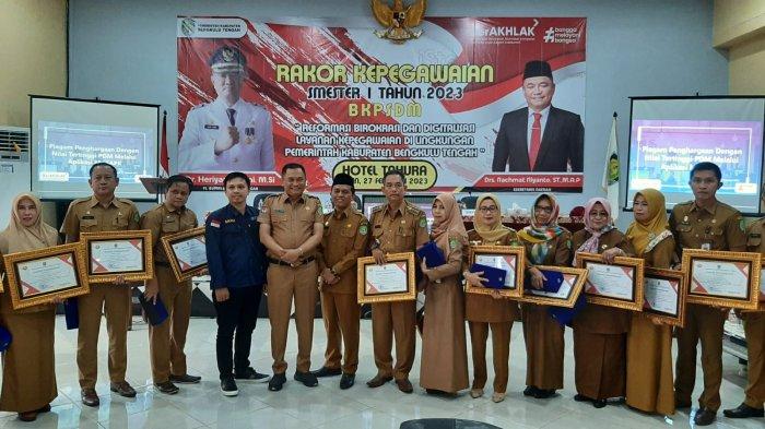 BKPSDM Bengkulu Tengah Launching Aplikasi SIAP Pegawai dan Gelar Rakor