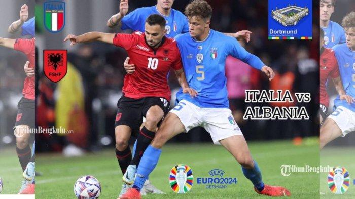 Inilah Prediksi Skor pertandingan Italia vs Albania di Euro 2024 yang akan kick off pada Minggu, 16 Juni 2024, pukul 02.00 WIB.