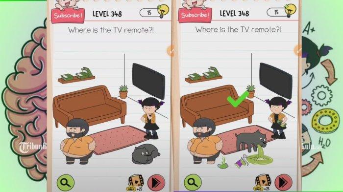Kunci Jawaban Game Brain Test 4 Sobat Rumit Level 348 Di Mana Letak Remote Tv Tribunbengkulu Kunci Jawaban Game Brain Test 4 Sobat Rumit Level 348 Di Mana Letak Remote Tv Tribunbengkulu