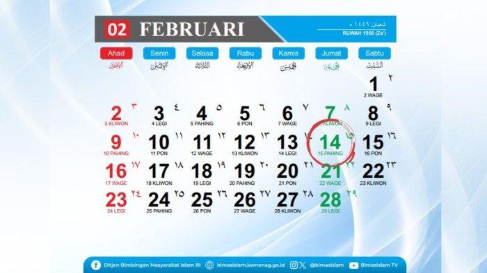  Kalender 2025 : Kejadian Penting 14 Februari 2025 Tanggal Penuh Makna Motiv 
