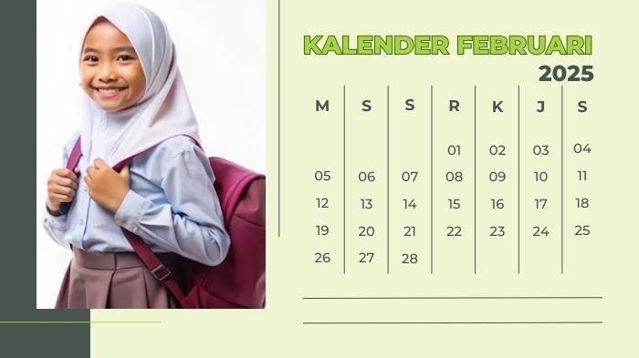 KALENDER 2025 - Ilustrasi kalender 2025 yang mengatur soal libur anak sekolah selama ramadhan dan Idul Fitri, Jumat (21/02/2025). Kalender 2025, anak sekolah libur panjang 24 hari saat Ramadhan dan Idul Fitri 1445 H