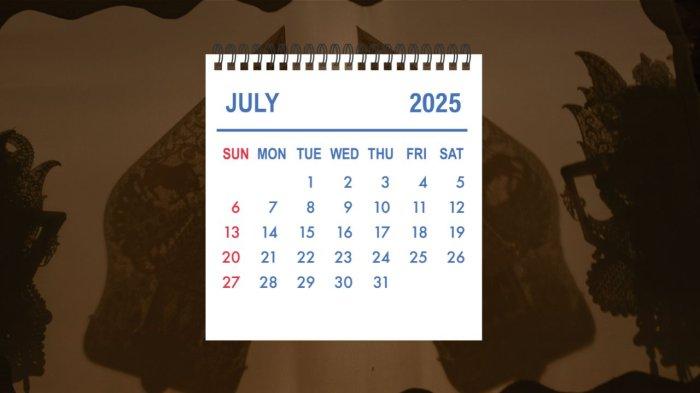 Gambar terkait Kalender Jawa Bulan Juli 2025,Lengkap Penanggalan Hijriyah dan Jadwal Libur Nasional - Cuti Bersama (dari Bing)