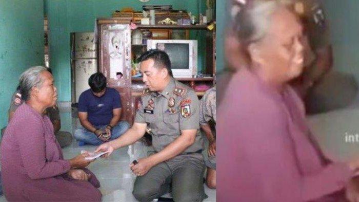 Kasatpol PP Kota Pekanbaru, Zulfahmi Adrian saat mengembalikan uang Rp 900 ribu yang dipalak oleh oknum anggotanya.