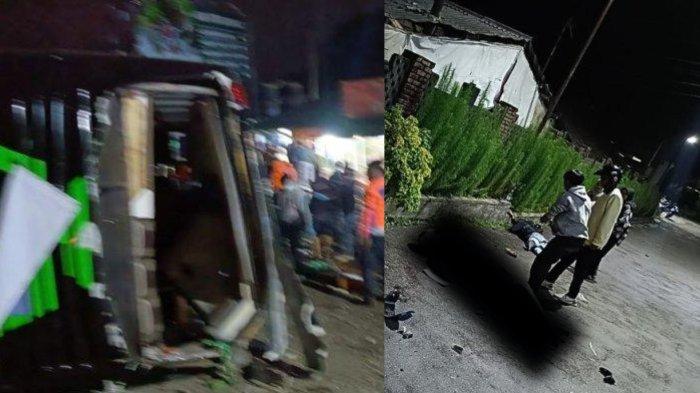 Kecelakaan maut terjadi di Jalan Raya Palasari, Kecamatan Ciater, Kabupaten Subang, Sabtu (11/5/2024) petang.