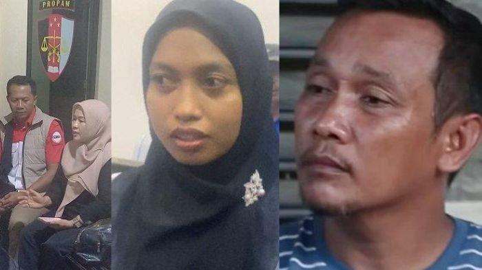 Kolase foto Guru Supriyani (kiri) Guru Lilis (tengah) aipda WH (kanan). 