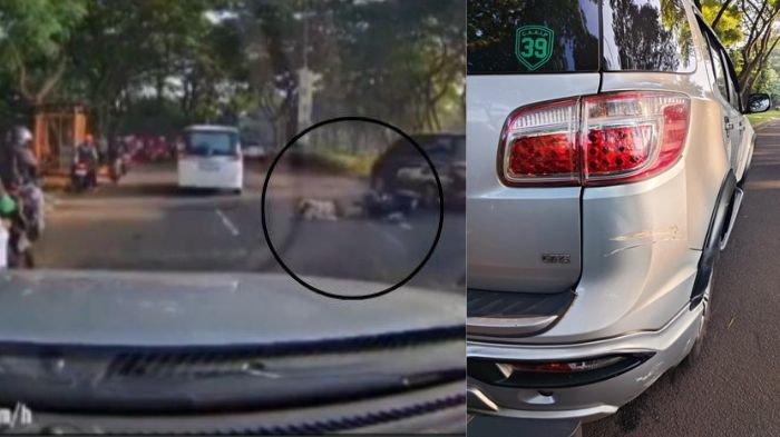 Tangkapan layar kecelakaan di TKP. Klarifikasi Polres Tangsel Soal Kecelakaan Maut di BSD Tangerang, Bukan Tabrak Lari
