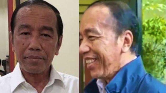 WAJAH JOKOWI ANEH - Kolase foto perbandingan wajah jokowi yang semakin hari makin tampah aneh, seperti mengidap penyakit serius, Sabtu (14/6/2025).