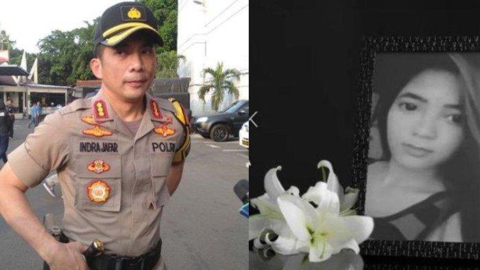 Kolase  Brigjen Indra Jafar (Kiri) dan Foto Almarhum Vina (Kanan).