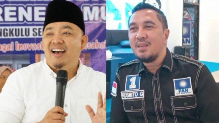 Kolase Dempo Xler (kiri) dan Ketua Pengkaderan DPW PAN Provinsi Bengkulu Kusmito (kanan).