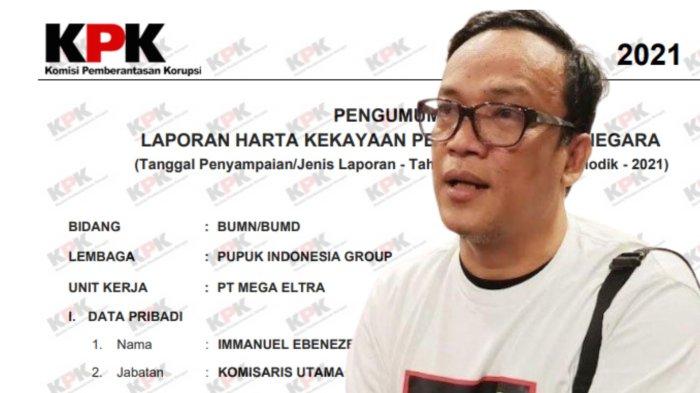 Harta Kekayaan Immanuel Ebenezer Calon Wamenaker Kabinet Prabowo, Pernah  Dicopot dari Komisaris BUMN - Tribunbengkulu.com