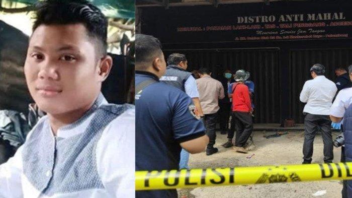 Kolase Korban Anton Eka (kiri) dan TKP Pembunuhan (Kanan).