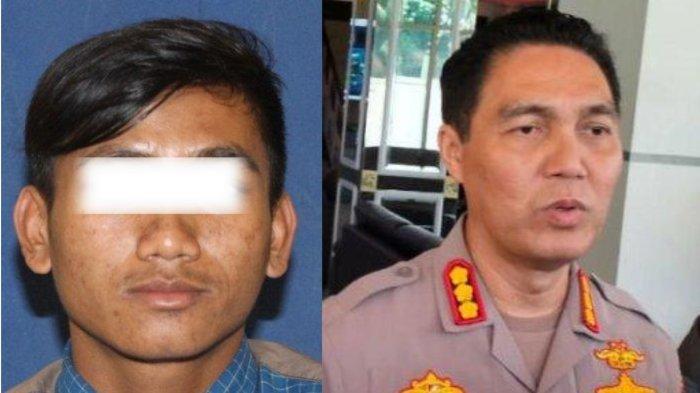 Kolase Pegi Setiawan (kiri) dan Kabid Humas Polda Jabar, Kombes Pol Jules Abraham Abast (kanan).