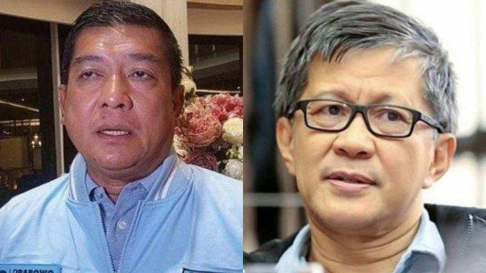 Silfester Matituna (kiri) viral usai debat panas dengan Rocky Gerung yang berujung makian.