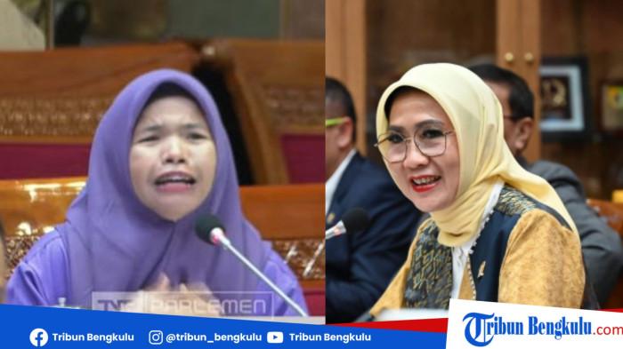 GURU HONORER - Kolase guru honorer Reriza (kiri) dan Anggota Komisi X DPR RI Dewi Coryati (kanan).