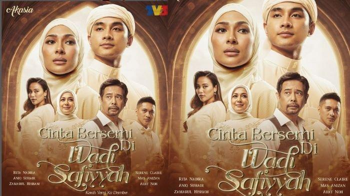 Poster drama Cinta Bersemi di Wadi Safiyyah. 