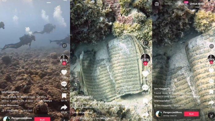 Masya Allah, Penyelam Asal Afrika Ini Temukan Al-Quran Masih Utuh di