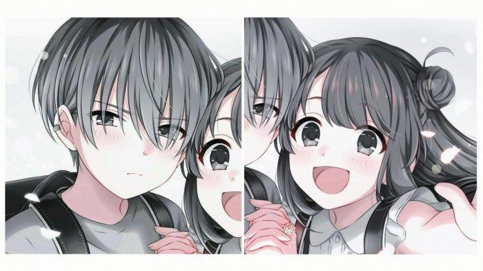 PP Couple Anime Aesthetic Terpisah Seperti di Penterest, Cocok Untuk Profil Wa Bersama Pacar 8