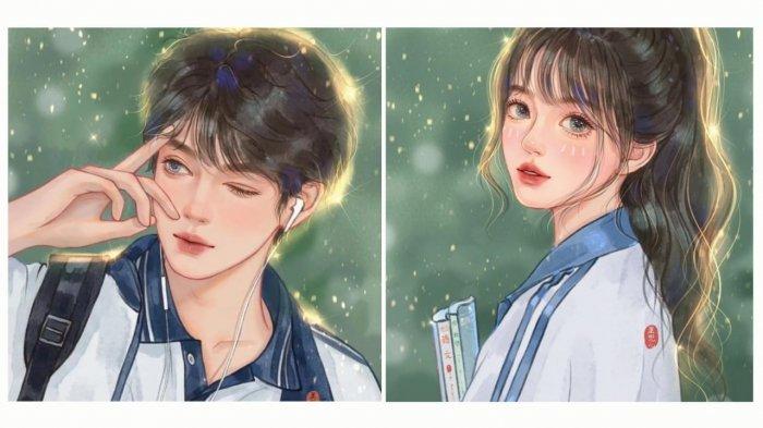 50 + Kumpulan PP Couple Pacar Ber 2 Anime Lucu yang Bikin Tampilan