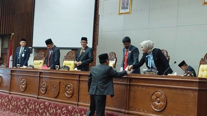 Rapat Paripurna DPRD Provinsi Bengkulu,  Senin (1/4/2024).