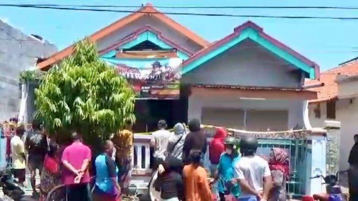 Lokasi pembunuhan satu keluarga di Pasuruan.