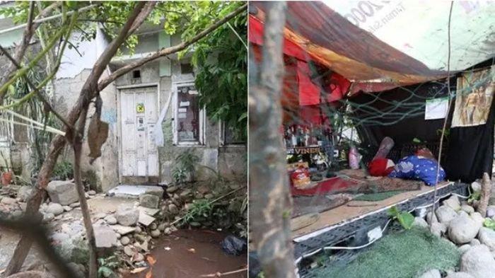 Potret Rumah Nanang Gimbal Pelaku Pembunuhan Sandy Permana, Banyak Botol Miras