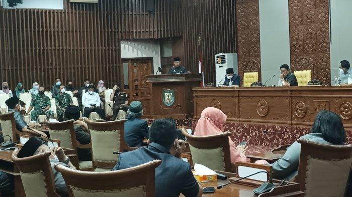 Rapat Paripurna DPRD Provinsi Bengkulu dalam Rangka Pergantian Alat Kelengkapan DPRD Provinsi Bengkulu, Senin (18/4/2022)