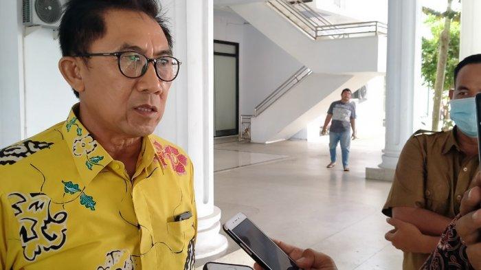 Sekretaris DPD I Golkar Provinsi Bengkulu, Samsu Amanah saat diwawancarai wartawan beberapa waktu yang lalu.