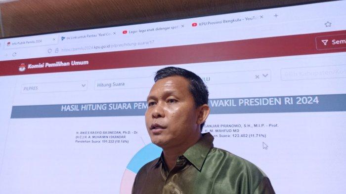 Anggota KPU Provinsi Bengkulu, Sarjan Efendi