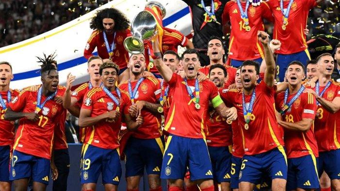 Spanyol menang dramatis atas Inggris di final Euro 2024 dan menjadi pemegang rekor gelar juara terbanyak.
