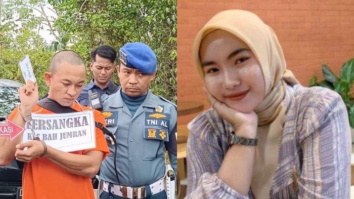 MOTIF PEMBUNUHAN JUWITA - Kolase foto Jumran oknum TNI AL (kiri) dan Juwita korban pembunuhan (kanan), akhirnya kini motif pembunuhan berhasil terungkap setelah sekian lama tak menemukan titik terang, Selasa (08/04/2025).