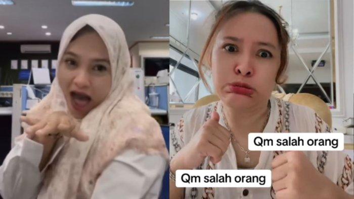 TIKTOKER WENNY MYZON - Tangkap layar video TikTok akun Wenny Myzon. Tabiat TikToker Ibu Suri Wakanda alias Wenny Myzon yang viral karena menghina honorer berobat menggunakan BPJS.