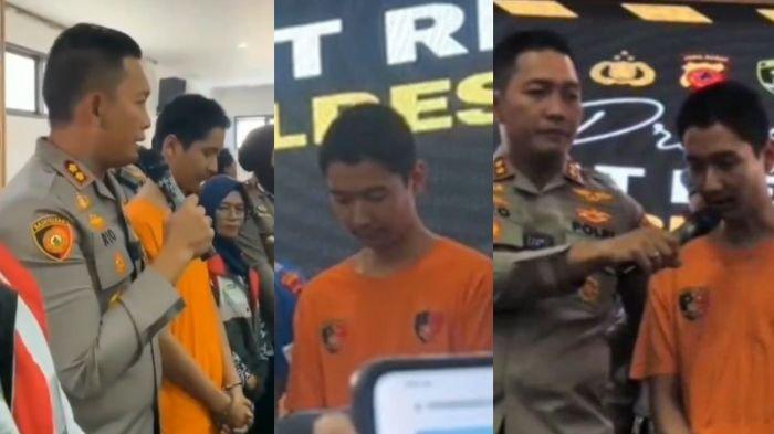 Armor Toreador saat Konferensi Pers di Polres Bogor.