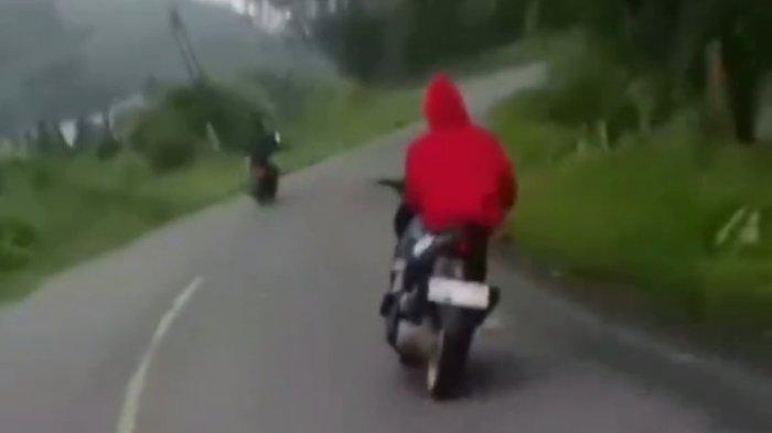 Video pengejaran pelaku begal sempat viral di media sosial.