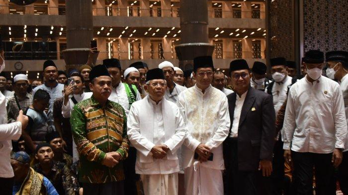 Wakil Presiden Ma'ruf Amin akan sholat Iduladha di Masjid Istiqlal, Jakarta.