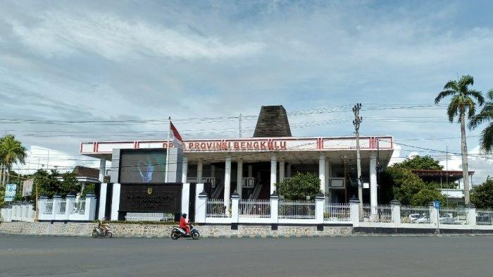 Suasana Kantor DPRD Provinsi Bengkulu, Selasa (25/1/2022).