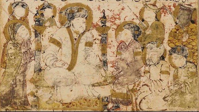 Folio dari manuskrip Tarikhnama (Persia: 