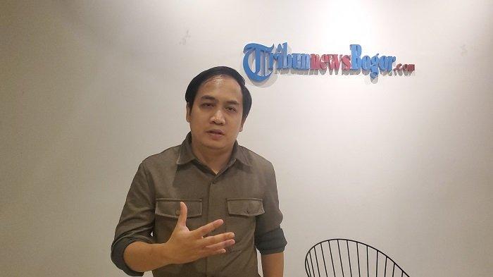Calon Wali Kota Bogor 2024, Aji Jaya Bintara saat mengunjungi kantor TribunnewsBogor.com, Rabu (8/5/2024).