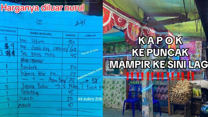 Akal-akalan Penjaga Warung Puncak Getok Harga Wisatawan, Setor ke Bos Sesuai Menu, Lebihnya Masuk Kantong Pribadi